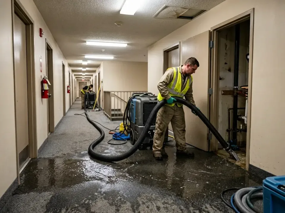 multi-unit-apartment-hallway-f-005 — frequently asked questions, Emergency Burst Pipe Water Extraction & Removal in Southfie…